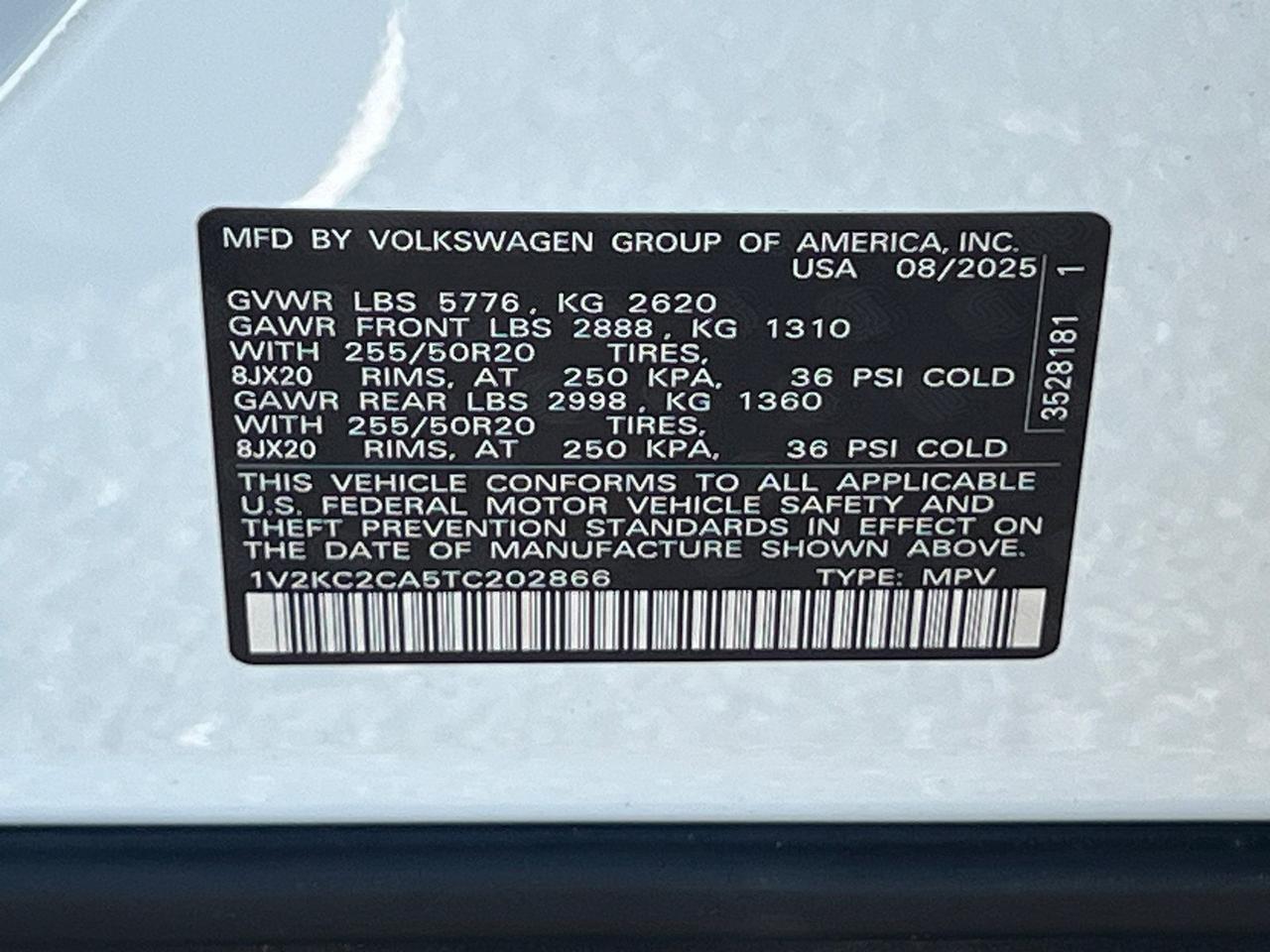 2026 Volkswagen Atlas Cross Sport 2.0T SE w/Technology Hagerstown MD