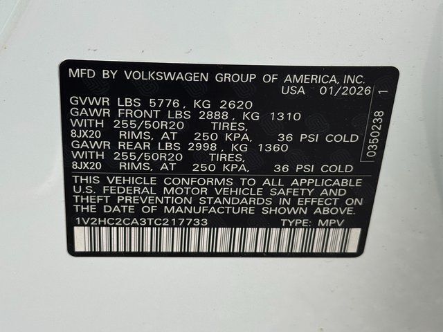 2026 Volkswagen Atlas Cross Sport 2.0T SE w/Technology Springfield VA