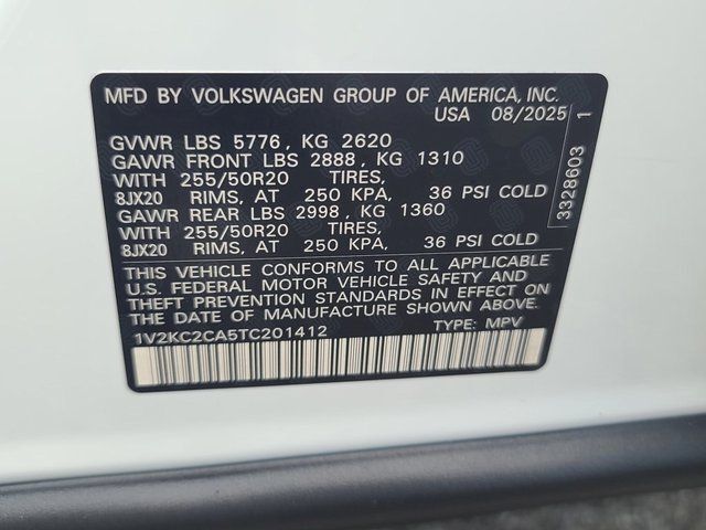 2026 Volkswagen Atlas Cross Sport 2.0T SE w/Technology Springfield VA