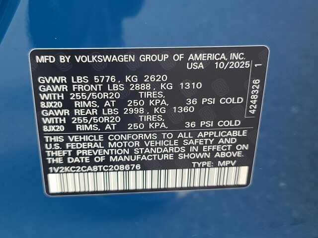 2026 Volkswagen Atlas Cross Sport 2.0T SE w/Technology Springfield VA