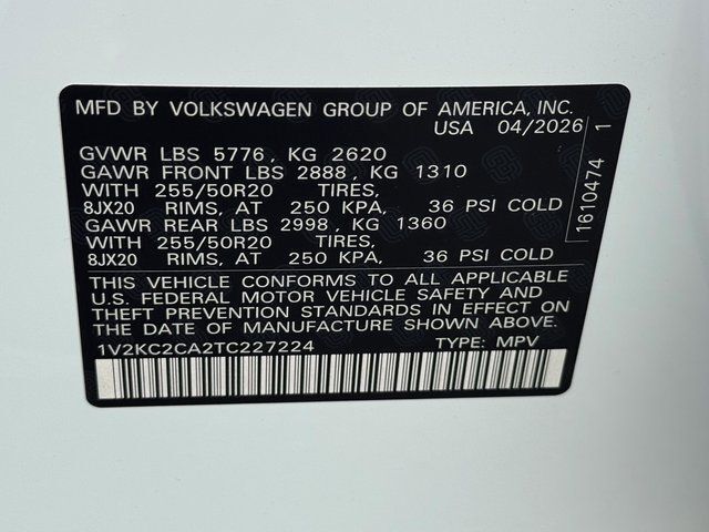 2026 Volkswagen Atlas Cross Sport SE w/Technology Springfield VA
