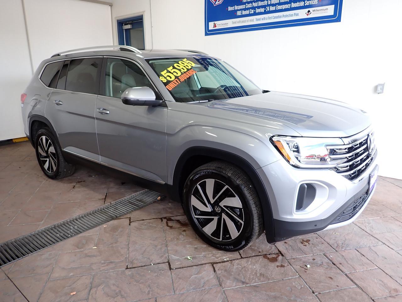 2026 Volkswagen Atlas Highline 4WD 6 PASS LEATHER NAVI SUNROOF