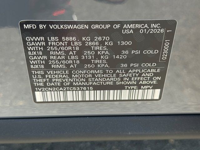 2026 Volkswagen Atlas Peak Edition Springfield VA
