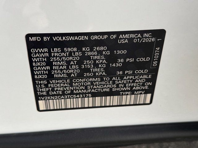 2026 Volkswagen Atlas SE w/Technology Springfield VA