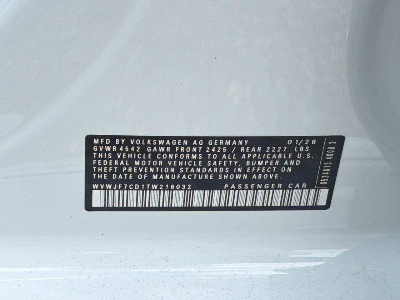 2026 Volkswagen Golf R 2.0T Hagerstown MD