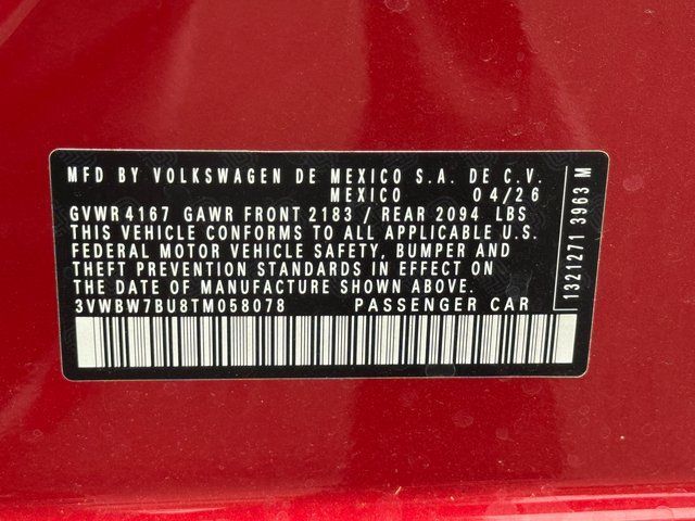 2026 Volkswagen Jetta 1.5T Sport Springfield VA