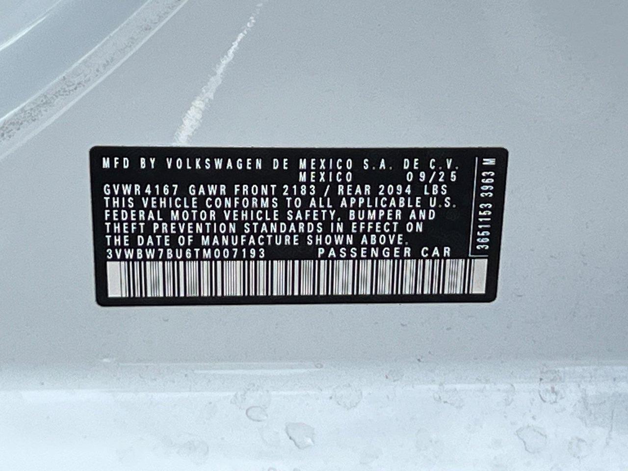 2026 Volkswagen Jetta Sport Hagerstown MD