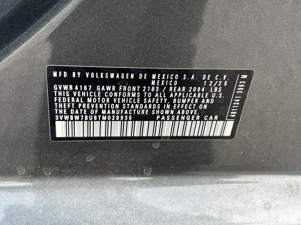 2026 Volkswagen Jetta Sport Hagerstown MD