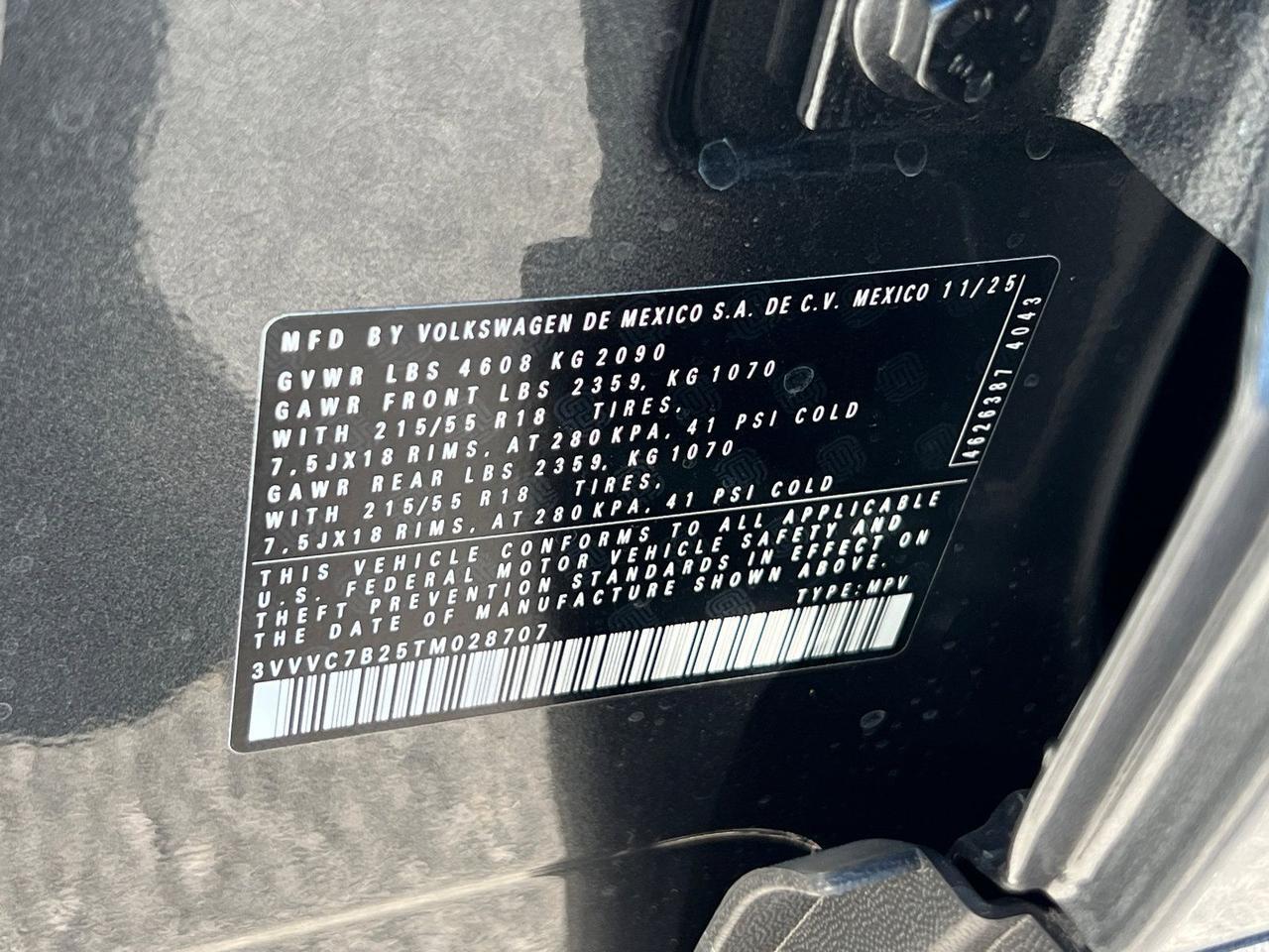 2026 Volkswagen Taos 1.5T SE Hagerstown MD