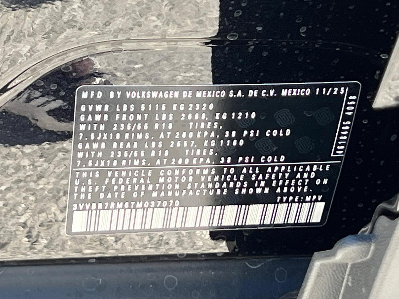 2026 Volkswagen Tiguan 2.0T S Hagerstown MD