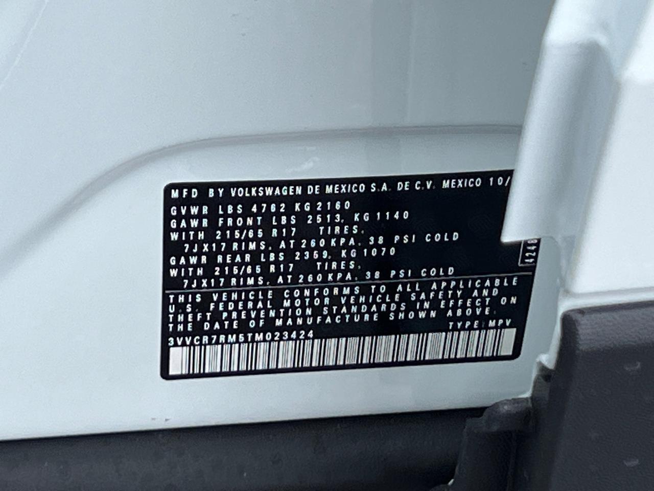 2026 Volkswagen Tiguan 2.0T S Hagerstown MD