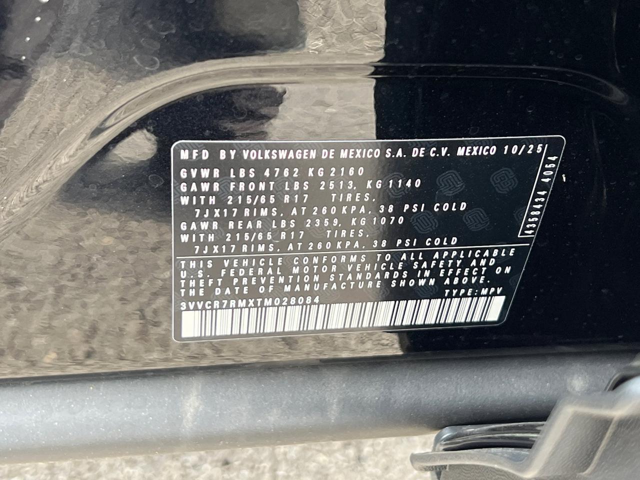 2026 Volkswagen Tiguan 2.0T S Hagerstown MD