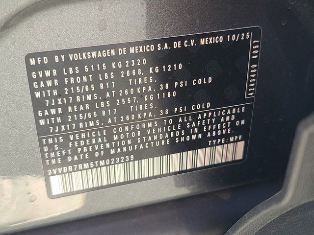 2026 Volkswagen Tiguan 2.0T S Springfield VA