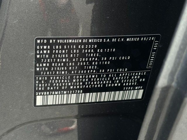 2026 Volkswagen Tiguan 2.0T S Springfield VA