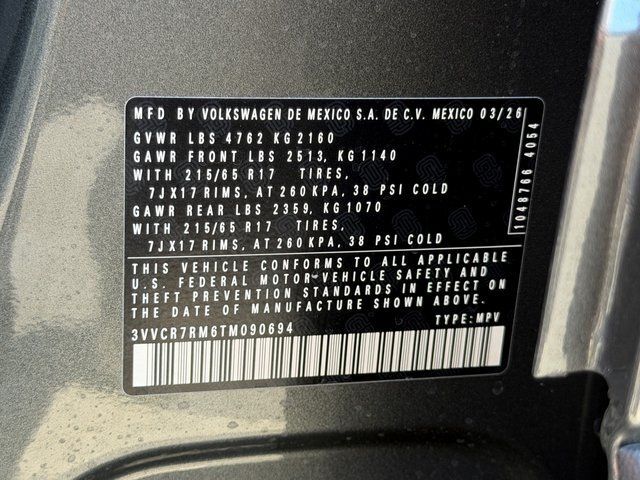 2026 Volkswagen Tiguan 2.0T S Springfield VA