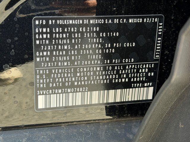 2026 Volkswagen Tiguan 2.0T S Springfield VA