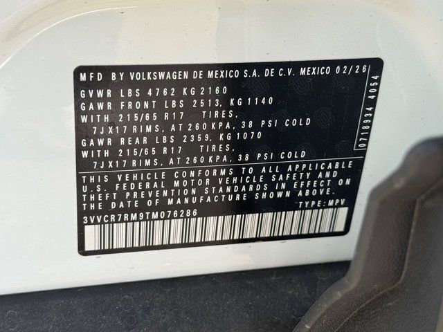 2026 Volkswagen Tiguan 2.0T S Springfield VA