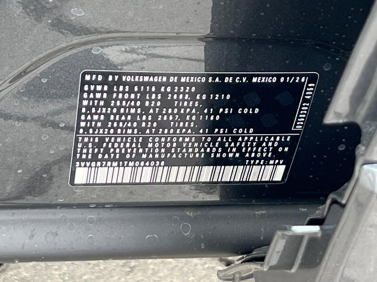 2026 Volkswagen Tiguan 2.0T SE R-Line Black Hagerstown MD