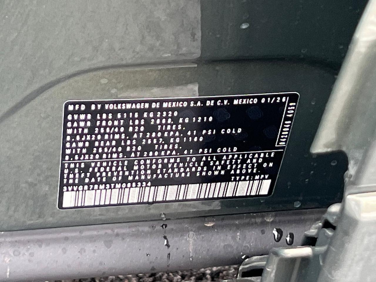 2026 Volkswagen Tiguan 2.0T SE R-Line Black Hagerstown MD