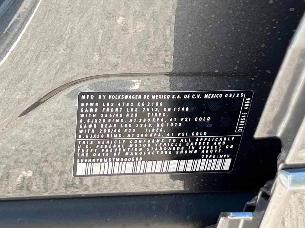 2026 Volkswagen Tiguan 2.0T SE R-Line Black Hagerstown MD