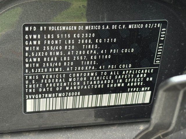 2026 Volkswagen Tiguan 2.0T SE R-Line Black Springfield VA