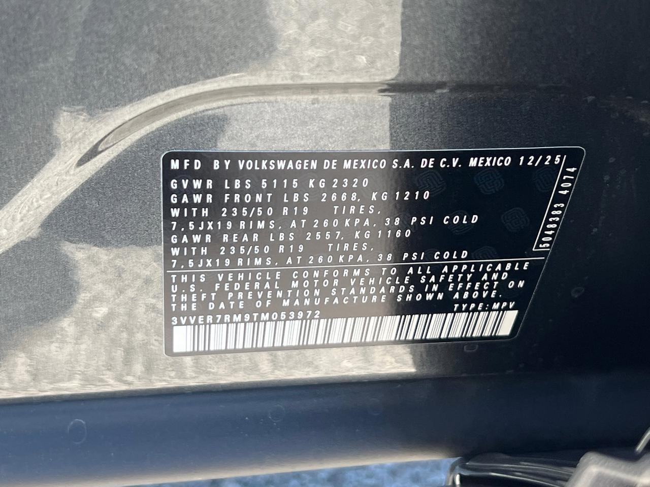 2026 Volkswagen Tiguan 2.0T SE Hagerstown MD