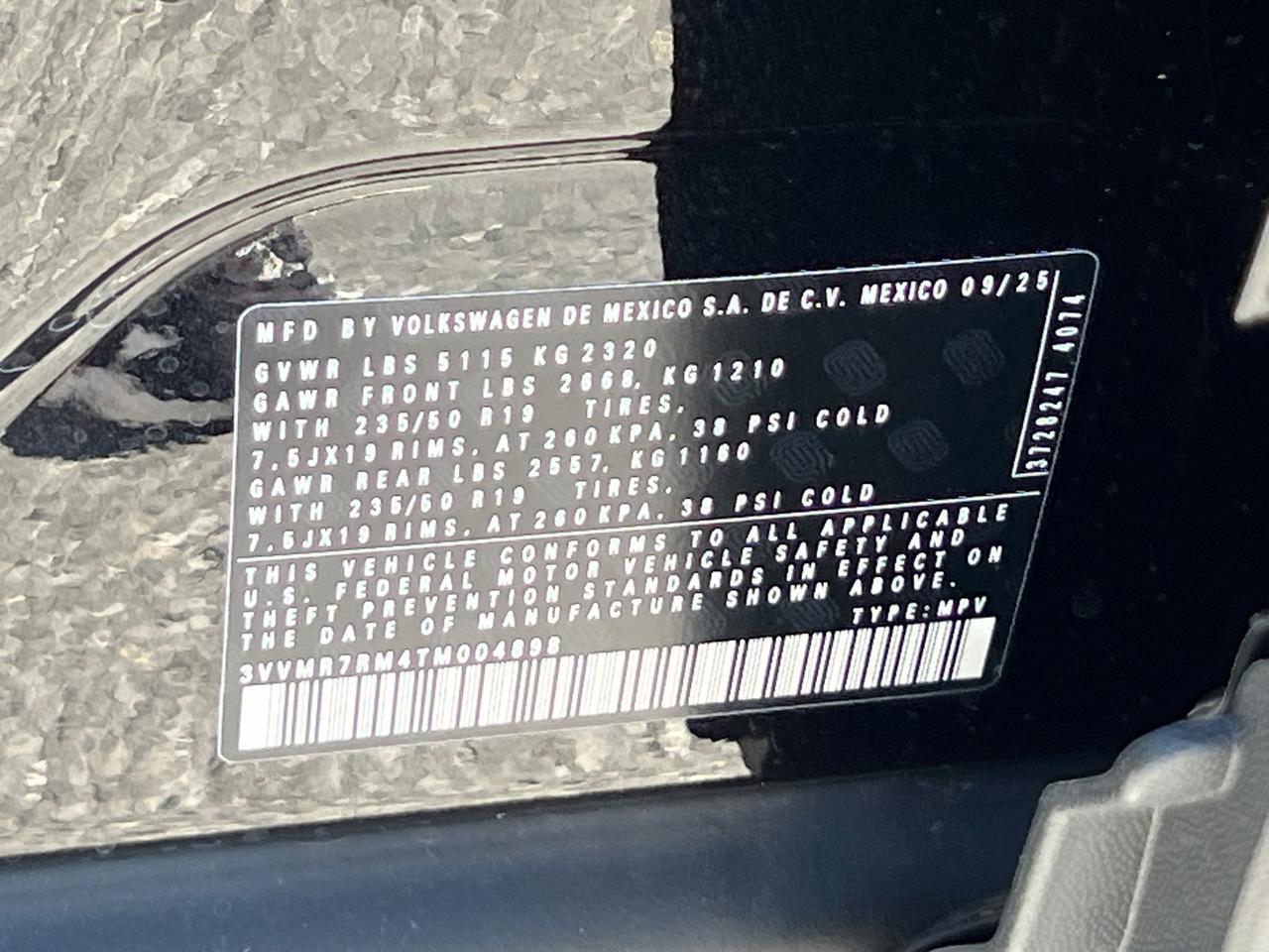 2026 Volkswagen Tiguan 2.0T SE Hagerstown MD