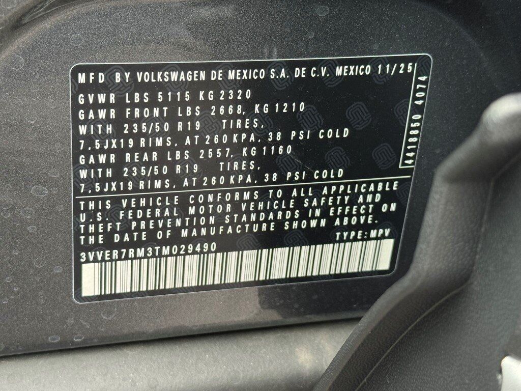 2026 Volkswagen Tiguan 2.0T SE Springfield VA