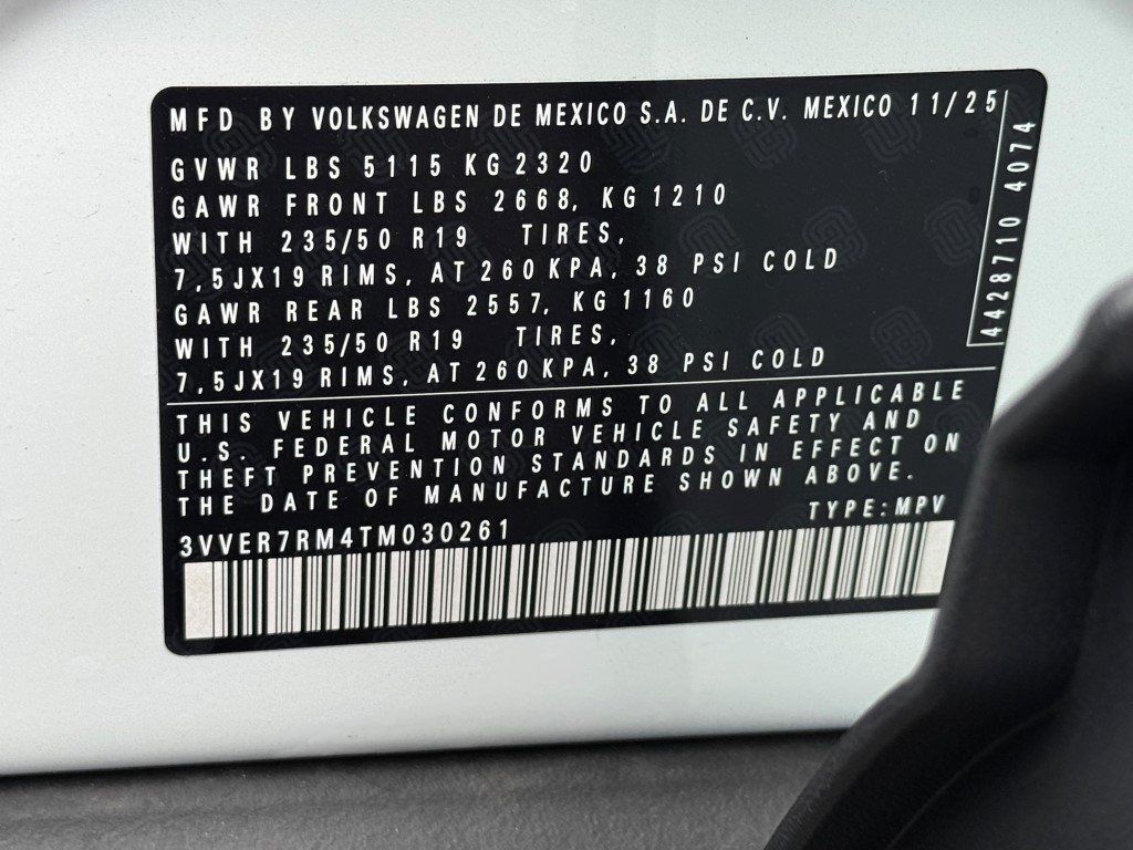 2026 Volkswagen Tiguan 2.0T SE Springfield VA