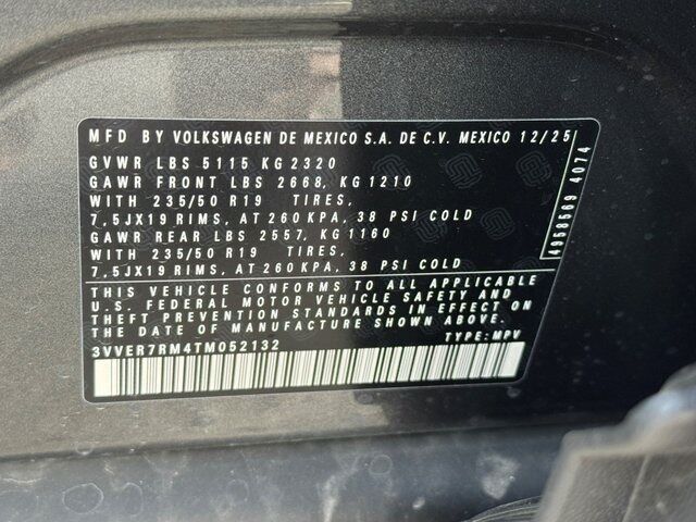 2026 Volkswagen Tiguan 2.0T SE Springfield VA