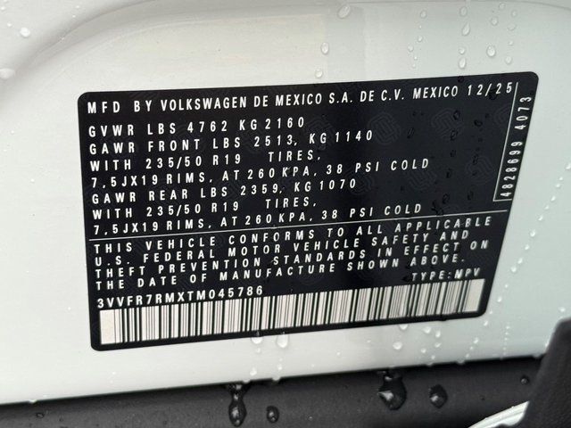 2026 Volkswagen Tiguan 2.0T SE Springfield VA