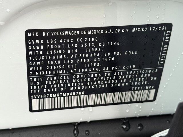 2026 Volkswagen Tiguan 2.0T SE Springfield VA