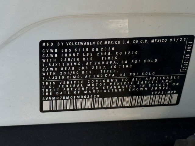 2026 Volkswagen Tiguan 2.0T SE Springfield VA