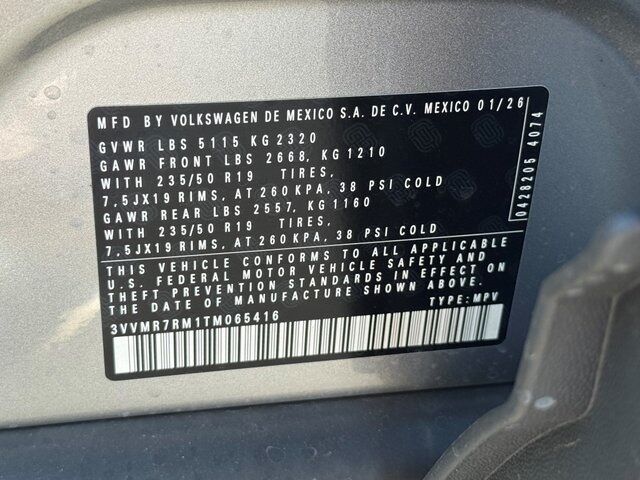 2026 Volkswagen Tiguan 2.0T SE Springfield VA