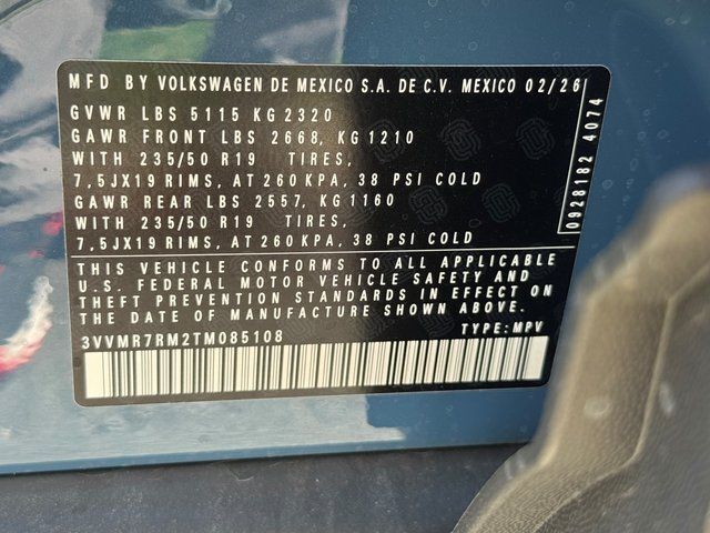 2026 Volkswagen Tiguan 2.0T SE Springfield VA