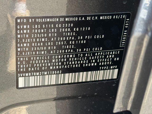 2026 Volkswagen Tiguan 2.0T SE Springfield VA