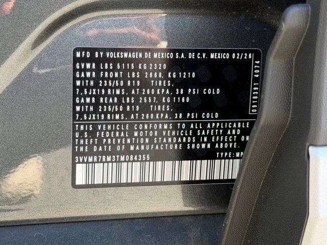 2026 Volkswagen Tiguan 2.0T SE Springfield VA