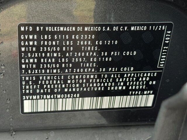 2026 Volkswagen Tiguan 2.0T SE Springfield VA