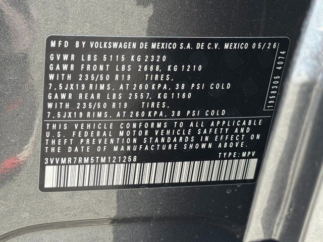 2026 Volkswagen Tiguan 2.0T SE Springfield VA