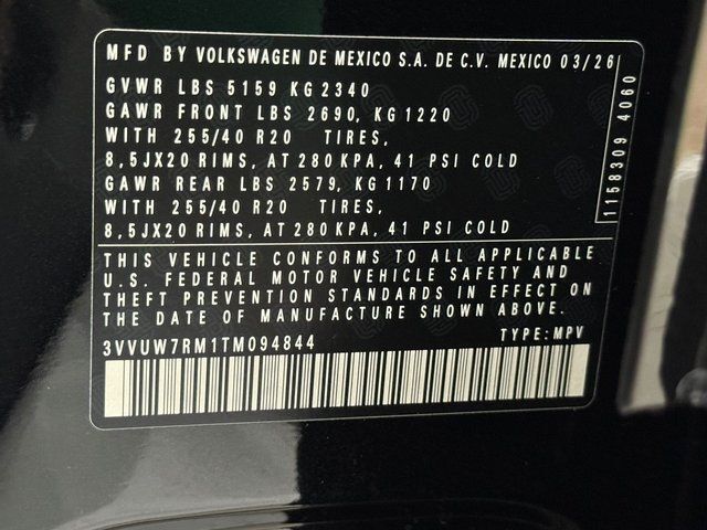 2026 Volkswagen Tiguan 2.0T SEL R-Line Turbo Springfield VA