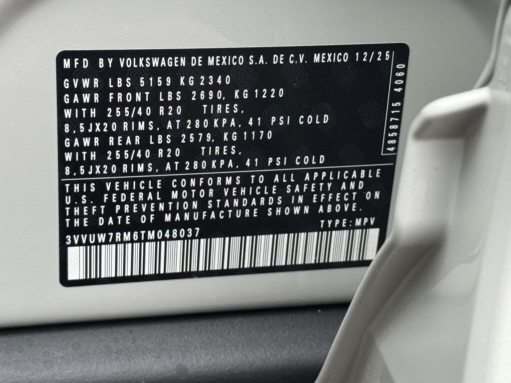 2026 Volkswagen Tiguan 2.0T SEL R-Line Turbo Springfield VA