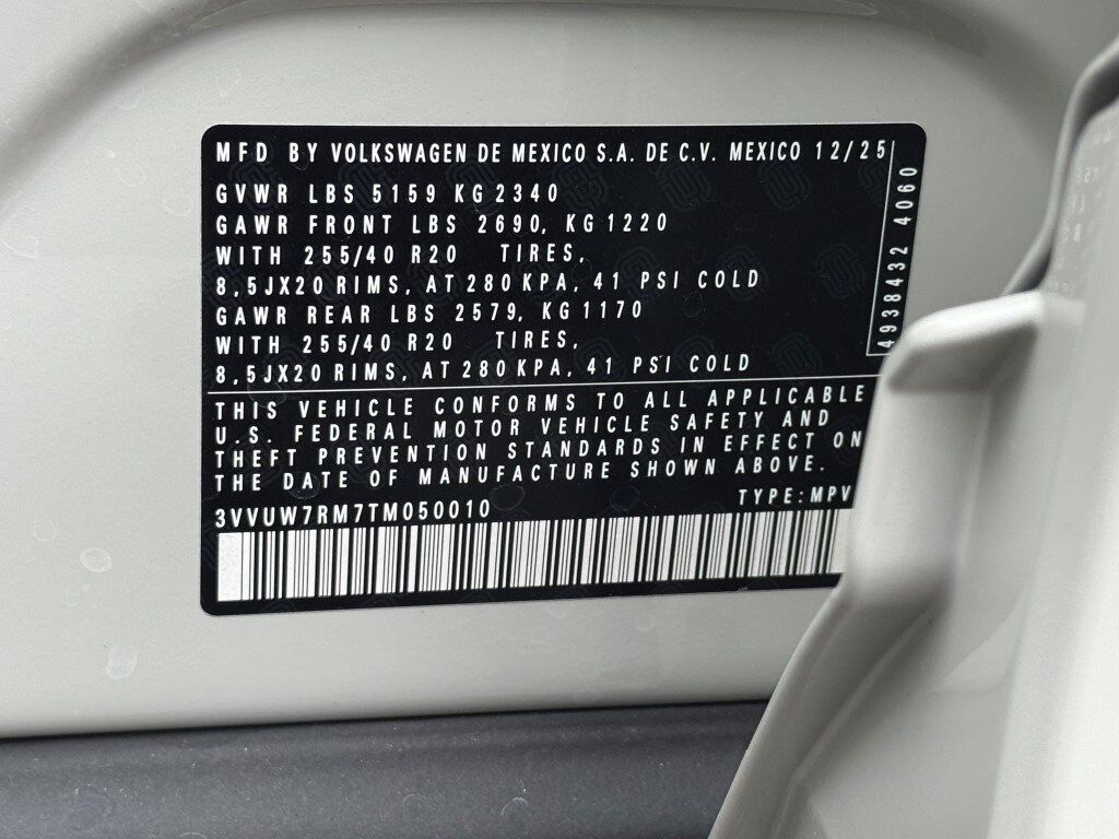 2026 Volkswagen Tiguan 2.0T SEL R-Line Turbo Springfield VA