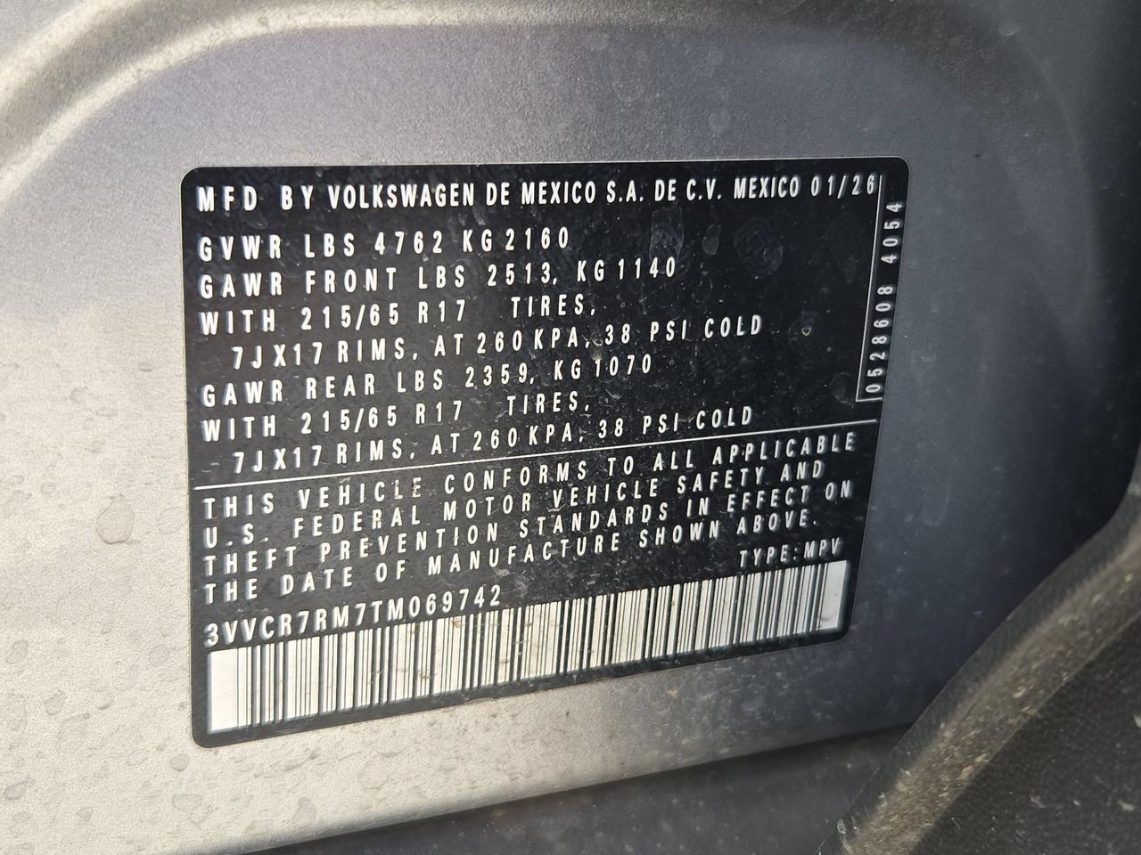 2026 Volkswagen Tiguan S San Antonio TX