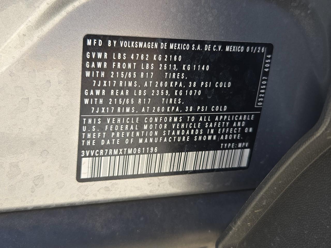 2026 Volkswagen Tiguan S San Antonio TX