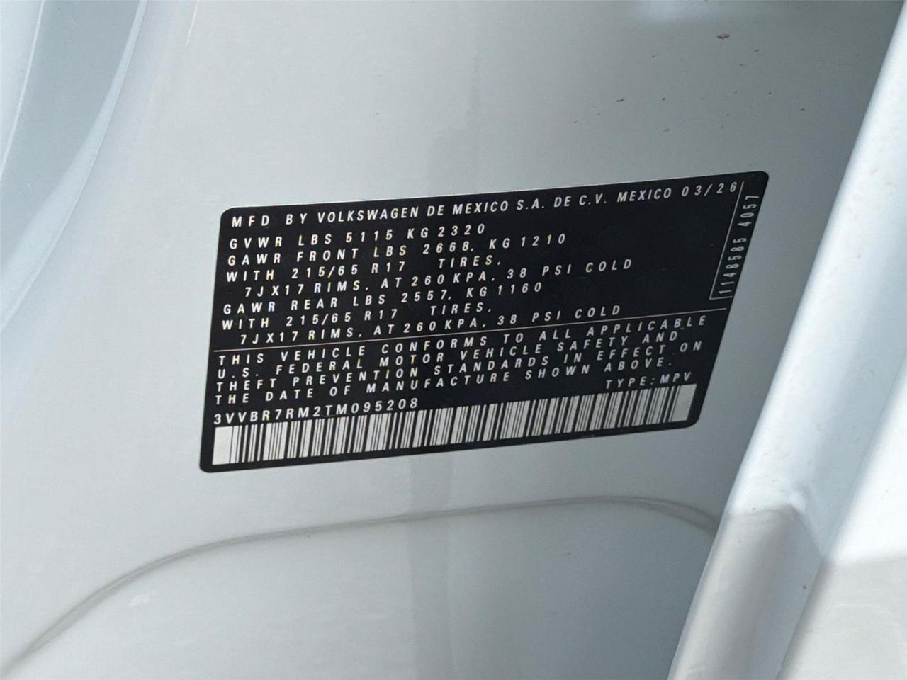 2026 Volkswagen Tiguan S Hagerstown MD