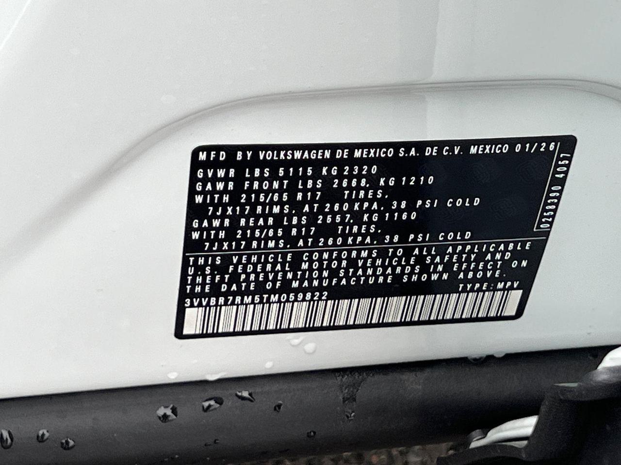 2026 Volkswagen Tiguan S Hagerstown MD