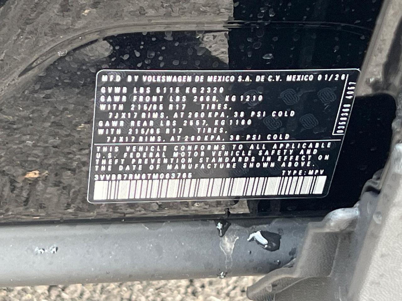 2026 Volkswagen Tiguan S Hagerstown MD