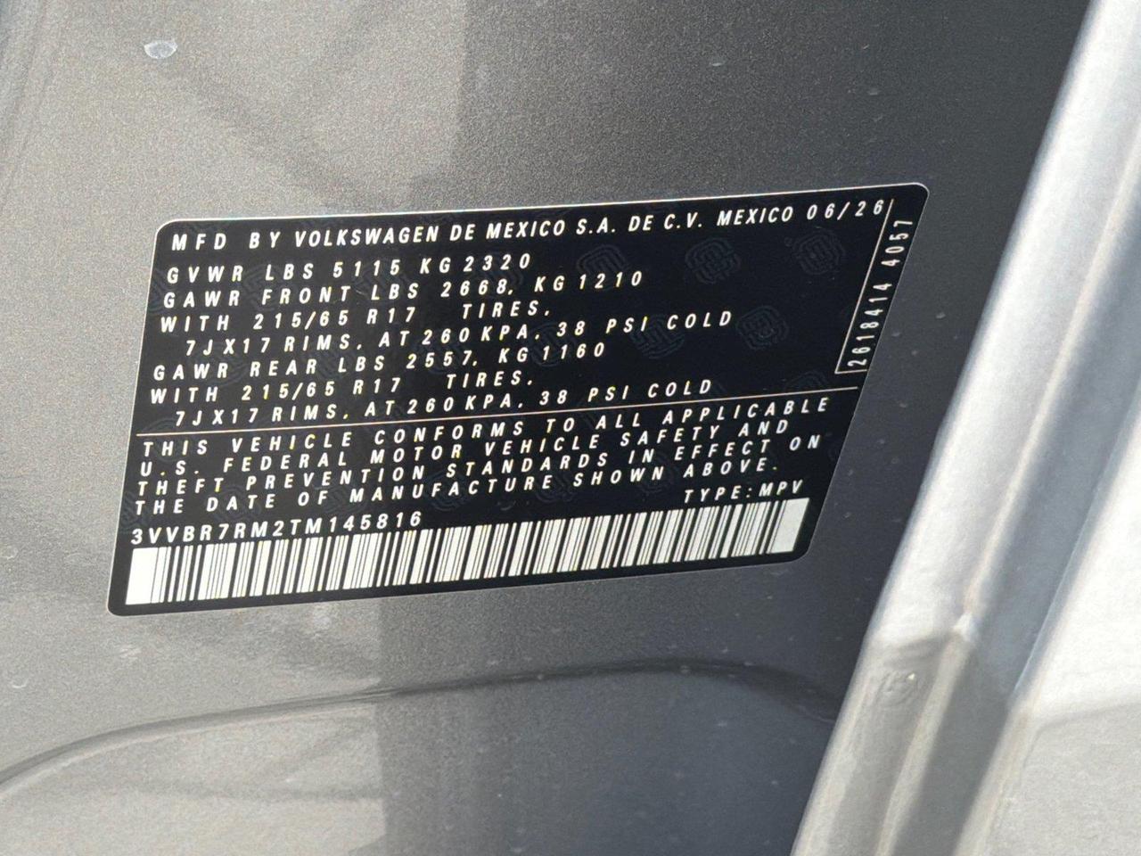 2026 Volkswagen Tiguan S Hagerstown MD