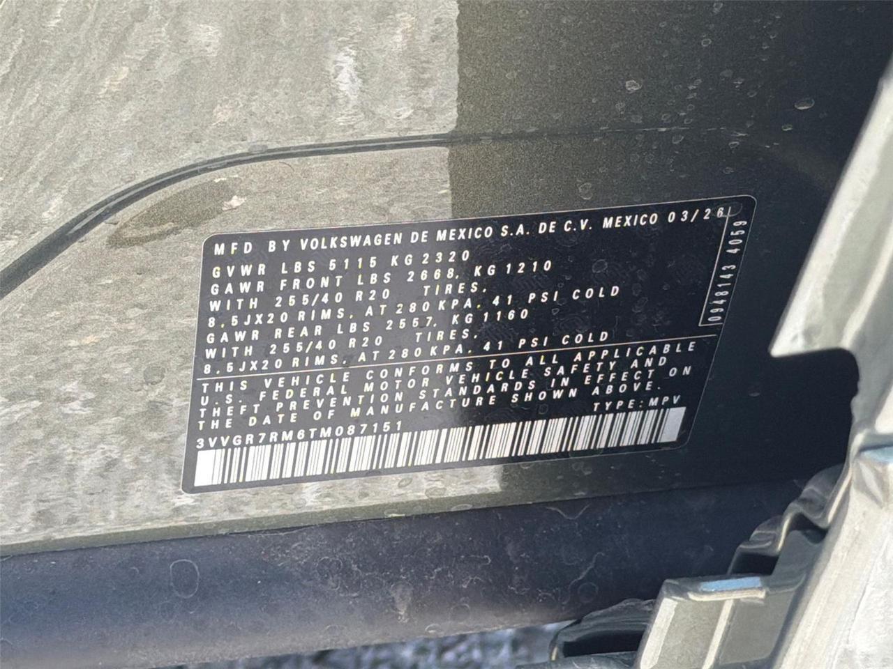 2026 Volkswagen Tiguan SE R-Line Black Hagerstown MD