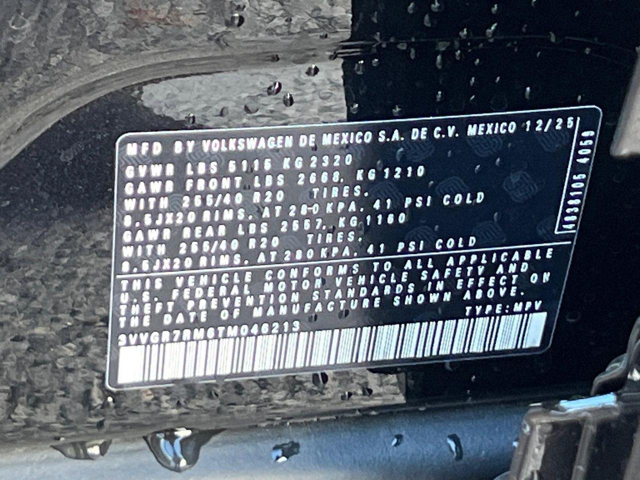 2026 Volkswagen Tiguan SE R-Line Black Hagerstown MD